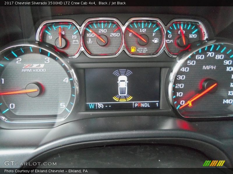 Black / Jet Black 2017 Chevrolet Silverado 3500HD LTZ Crew Cab 4x4