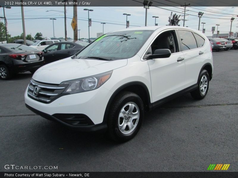 Taffeta White / Gray 2012 Honda CR-V LX 4WD