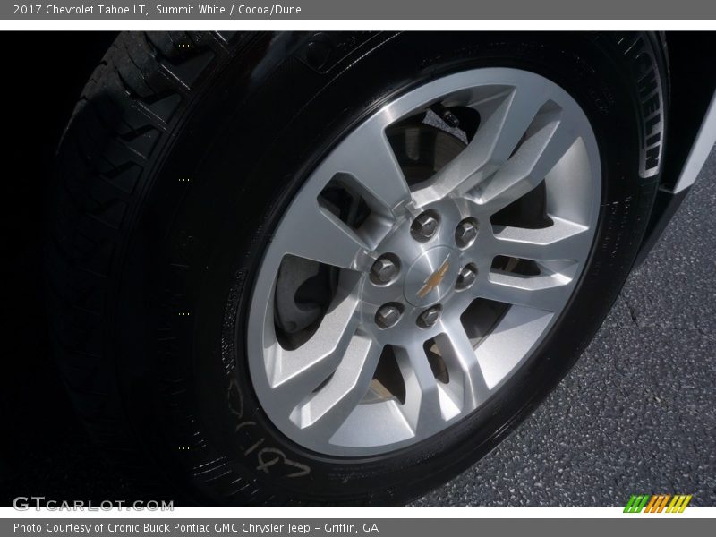 Summit White / Cocoa/Dune 2017 Chevrolet Tahoe LT