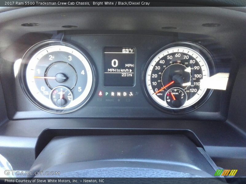 Bright White / Black/Diesel Gray 2017 Ram 5500 Tradesman Crew Cab Chassis