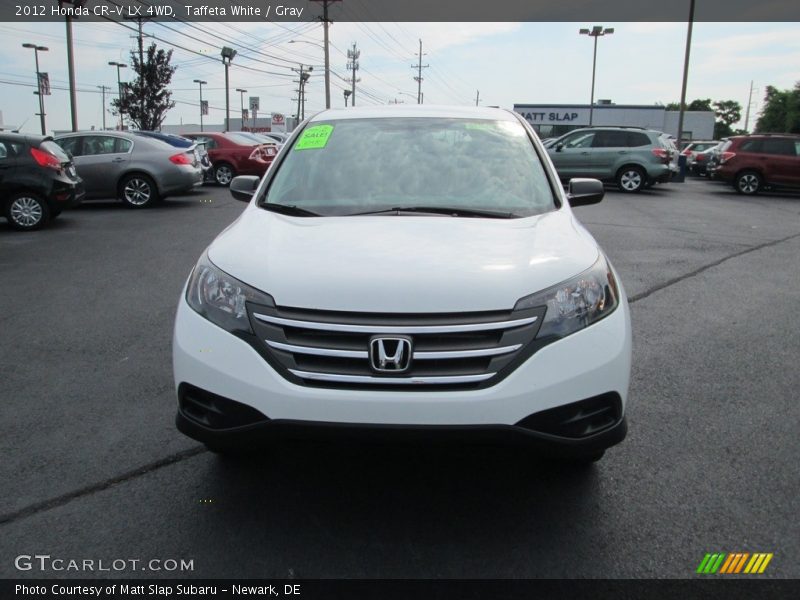Taffeta White / Gray 2012 Honda CR-V LX 4WD