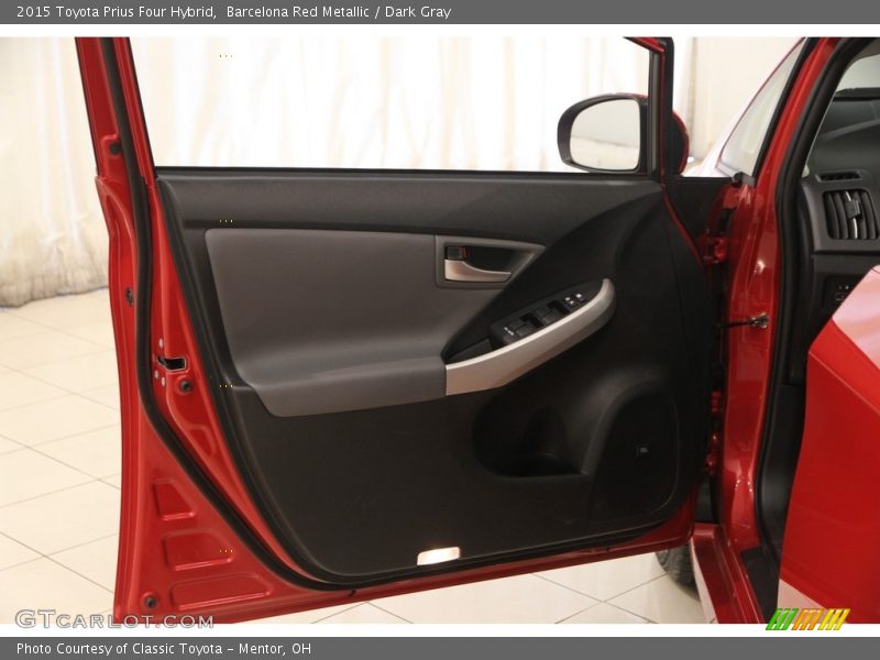 Barcelona Red Metallic / Dark Gray 2015 Toyota Prius Four Hybrid