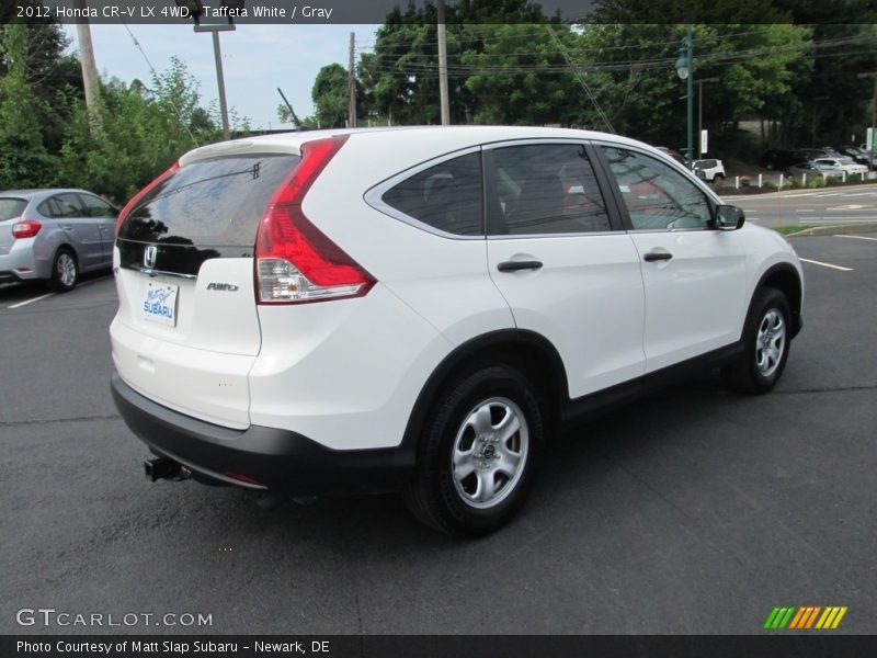 Taffeta White / Gray 2012 Honda CR-V LX 4WD