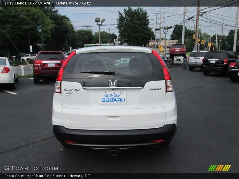 Taffeta White / Gray 2012 Honda CR-V LX 4WD
