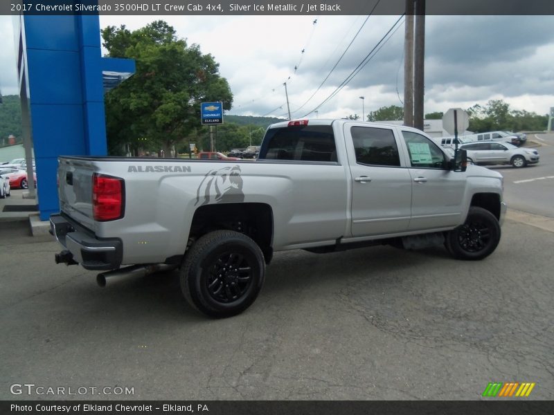 Silver Ice Metallic / Jet Black 2017 Chevrolet Silverado 3500HD LT Crew Cab 4x4