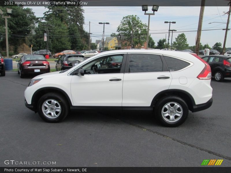 Taffeta White / Gray 2012 Honda CR-V LX 4WD