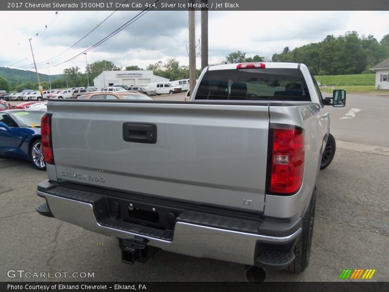 Silver Ice Metallic / Jet Black 2017 Chevrolet Silverado 3500HD LT Crew Cab 4x4