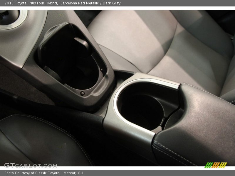 Barcelona Red Metallic / Dark Gray 2015 Toyota Prius Four Hybrid