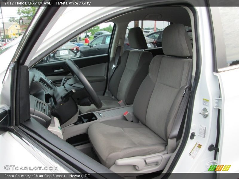 Taffeta White / Gray 2012 Honda CR-V LX 4WD