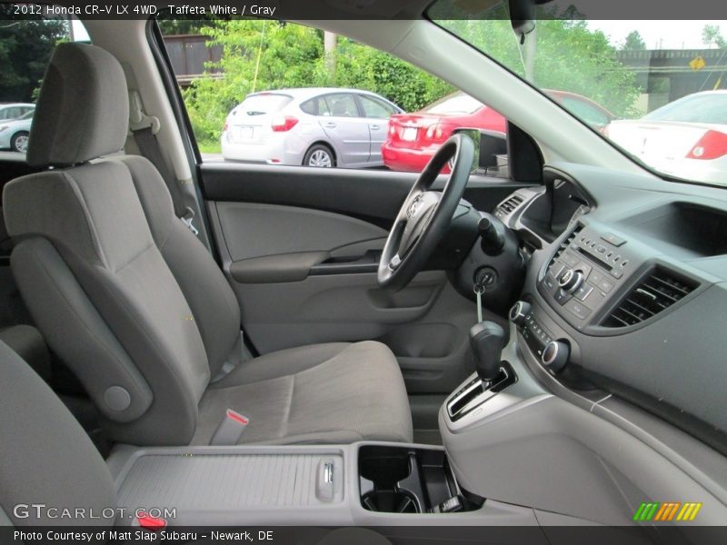 Taffeta White / Gray 2012 Honda CR-V LX 4WD