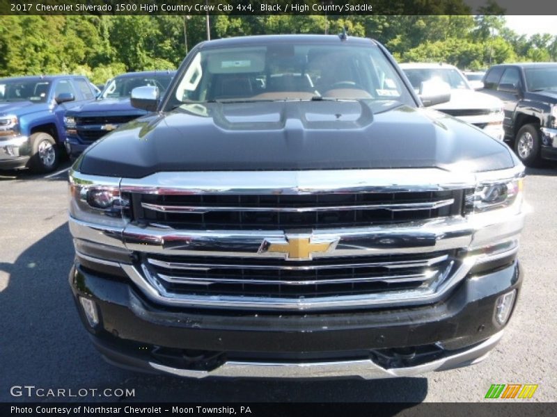 Black / High Country Saddle 2017 Chevrolet Silverado 1500 High Country Crew Cab 4x4