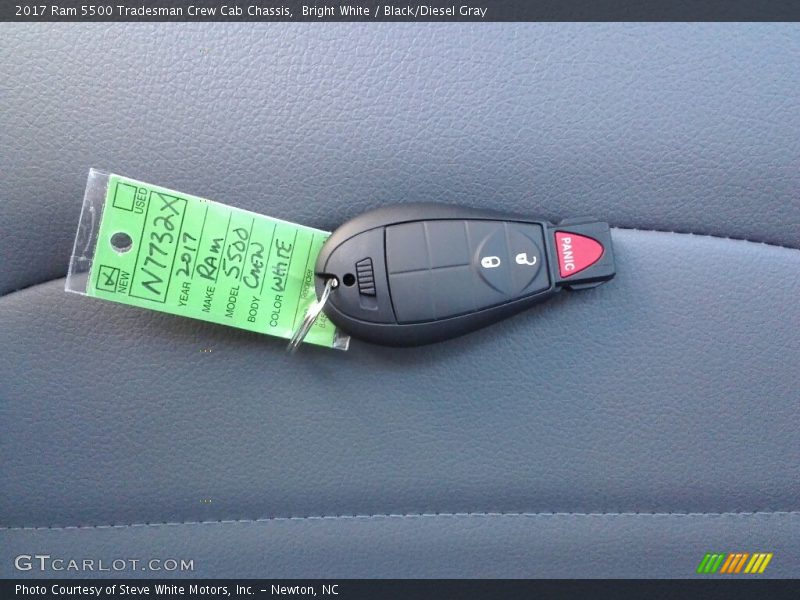 Bright White / Black/Diesel Gray 2017 Ram 5500 Tradesman Crew Cab Chassis