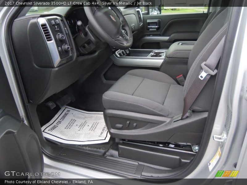 Silver Ice Metallic / Jet Black 2017 Chevrolet Silverado 3500HD LT Crew Cab 4x4