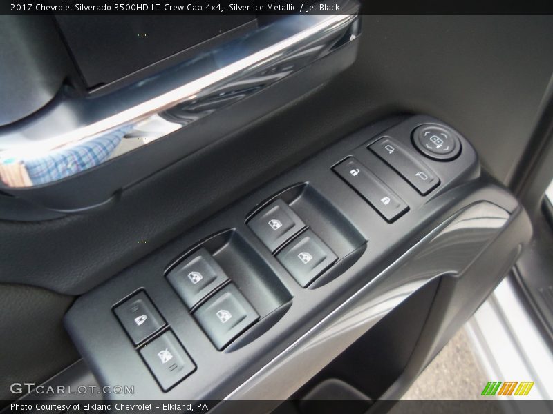 Silver Ice Metallic / Jet Black 2017 Chevrolet Silverado 3500HD LT Crew Cab 4x4
