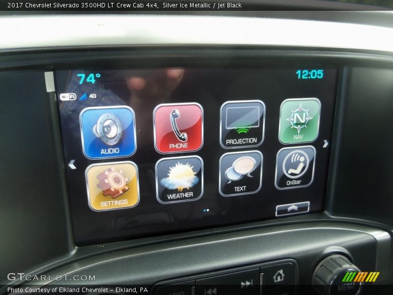 Silver Ice Metallic / Jet Black 2017 Chevrolet Silverado 3500HD LT Crew Cab 4x4