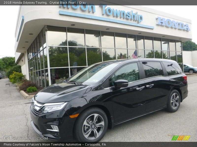 Crystal Black Pearl / Gray 2018 Honda Odyssey Touring