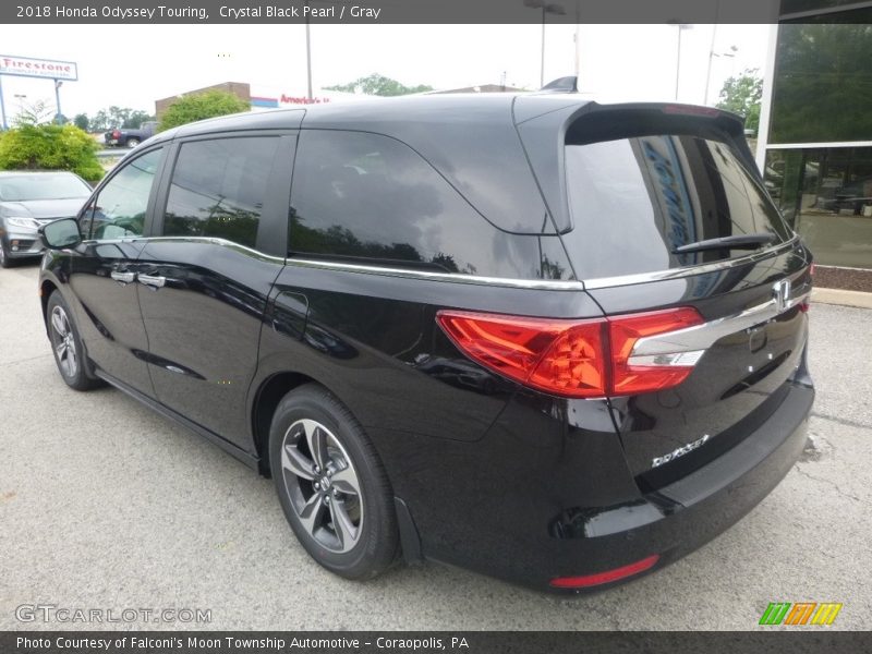 Crystal Black Pearl / Gray 2018 Honda Odyssey Touring