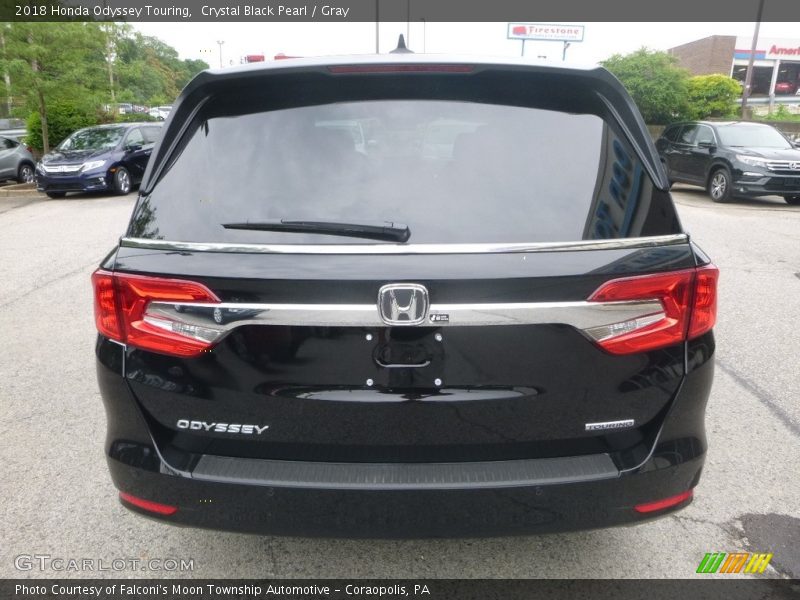 Crystal Black Pearl / Gray 2018 Honda Odyssey Touring