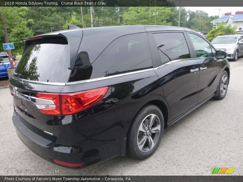 Crystal Black Pearl / Gray 2018 Honda Odyssey Touring
