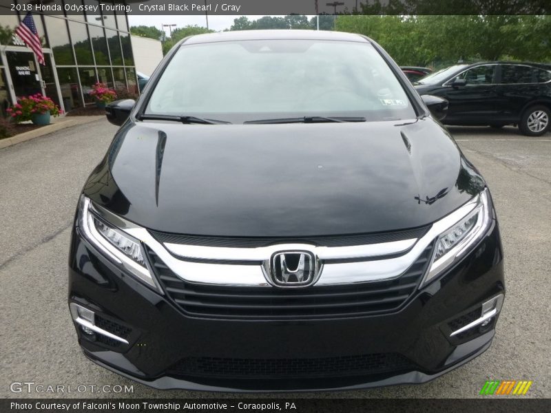 Crystal Black Pearl / Gray 2018 Honda Odyssey Touring