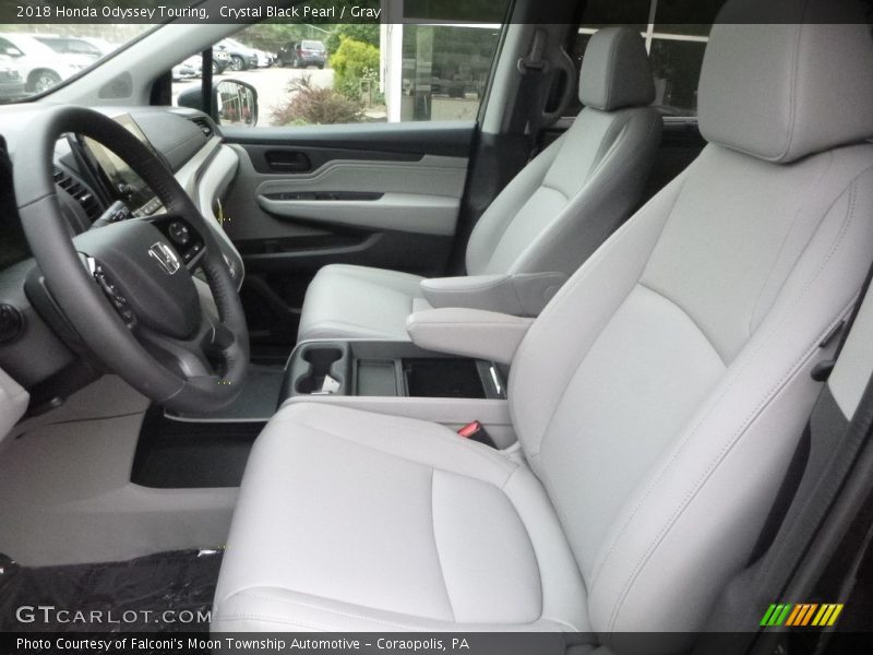 Crystal Black Pearl / Gray 2018 Honda Odyssey Touring