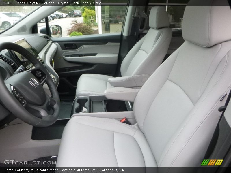 Crystal Black Pearl / Gray 2018 Honda Odyssey Touring