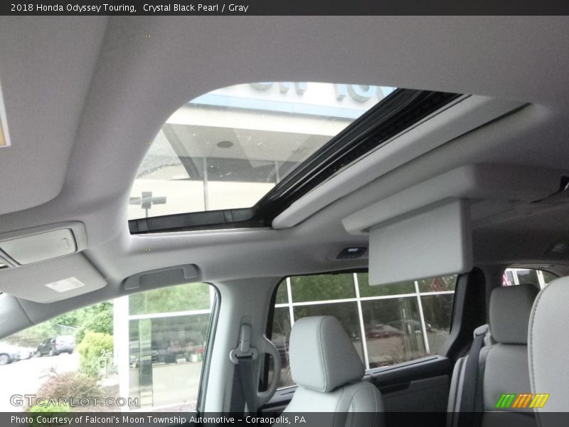 Crystal Black Pearl / Gray 2018 Honda Odyssey Touring
