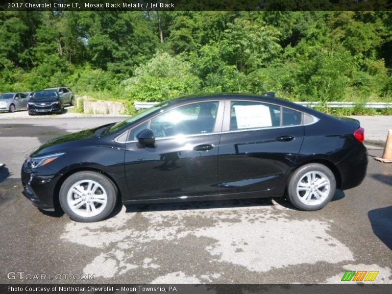 Mosaic Black Metallic / Jet Black 2017 Chevrolet Cruze LT