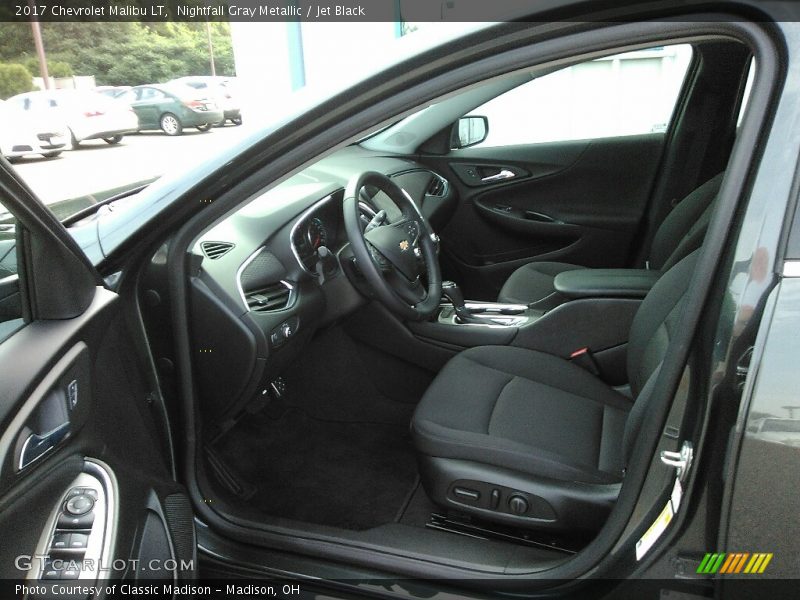 Nightfall Gray Metallic / Jet Black 2017 Chevrolet Malibu LT