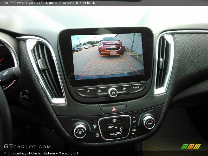 Nightfall Gray Metallic / Jet Black 2017 Chevrolet Malibu LT