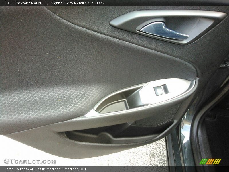 Nightfall Gray Metallic / Jet Black 2017 Chevrolet Malibu LT