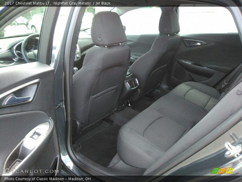 Nightfall Gray Metallic / Jet Black 2017 Chevrolet Malibu LT