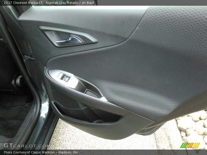 Nightfall Gray Metallic / Jet Black 2017 Chevrolet Malibu LT