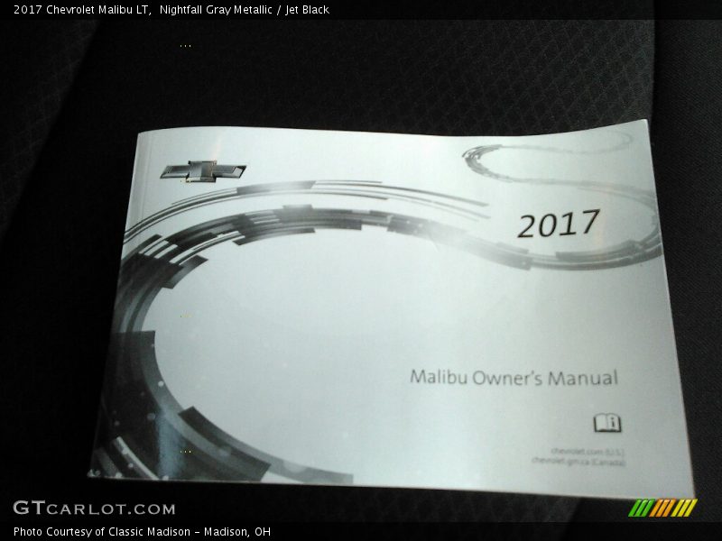 Nightfall Gray Metallic / Jet Black 2017 Chevrolet Malibu LT