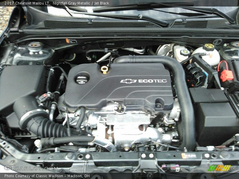 Nightfall Gray Metallic / Jet Black 2017 Chevrolet Malibu LT