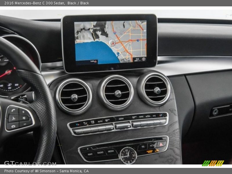 Black / Black 2016 Mercedes-Benz C 300 Sedan