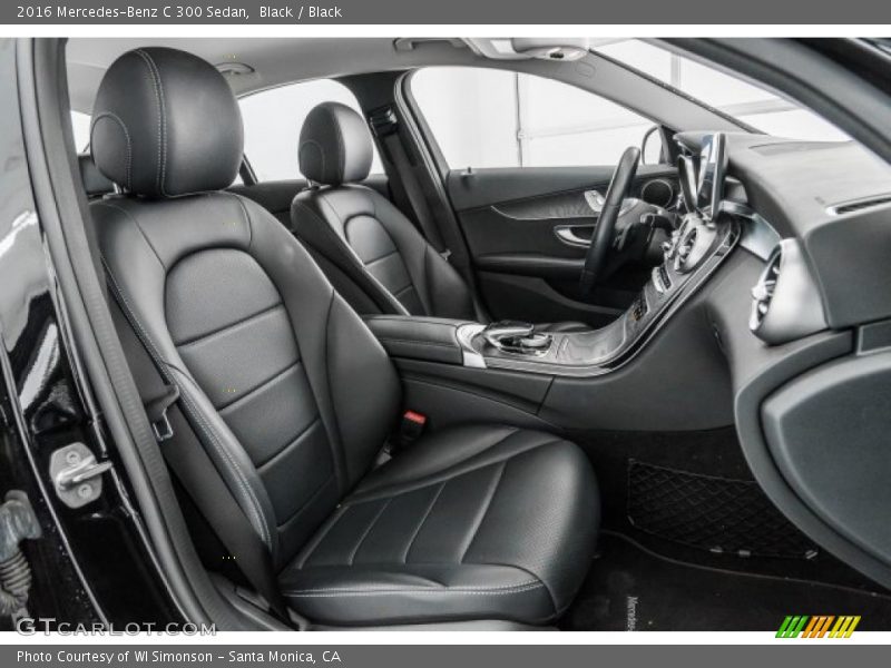 Black / Black 2016 Mercedes-Benz C 300 Sedan