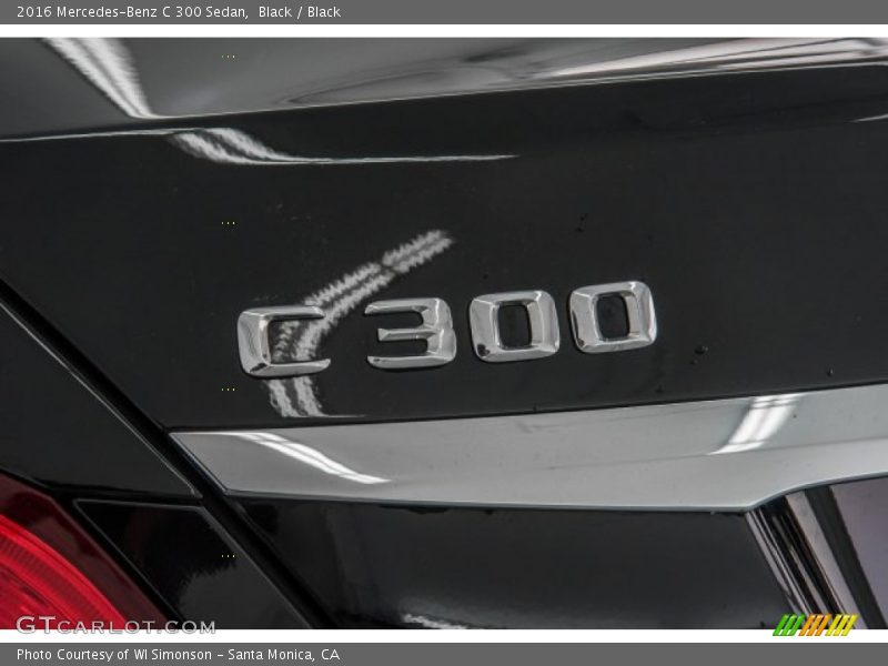 Black / Black 2016 Mercedes-Benz C 300 Sedan