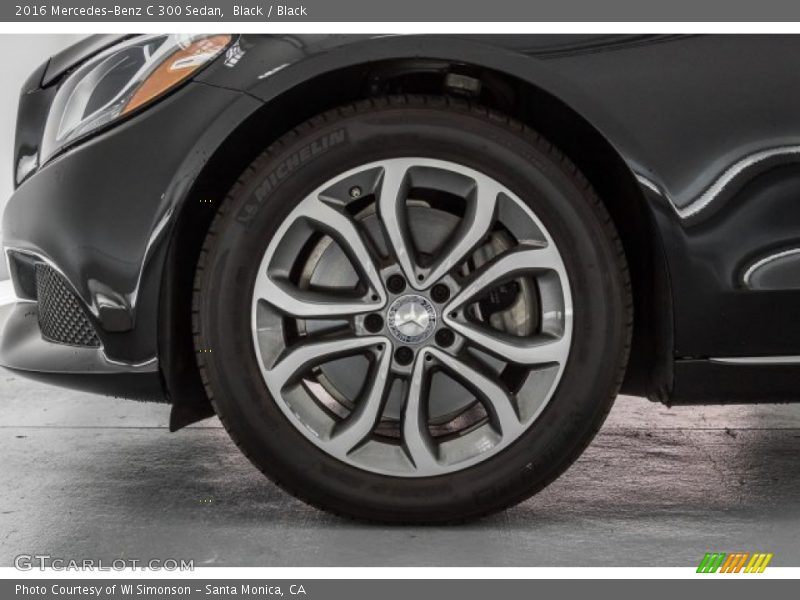 Black / Black 2016 Mercedes-Benz C 300 Sedan