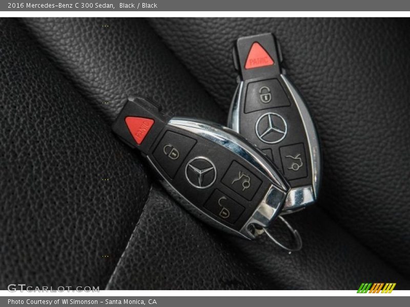 Black / Black 2016 Mercedes-Benz C 300 Sedan