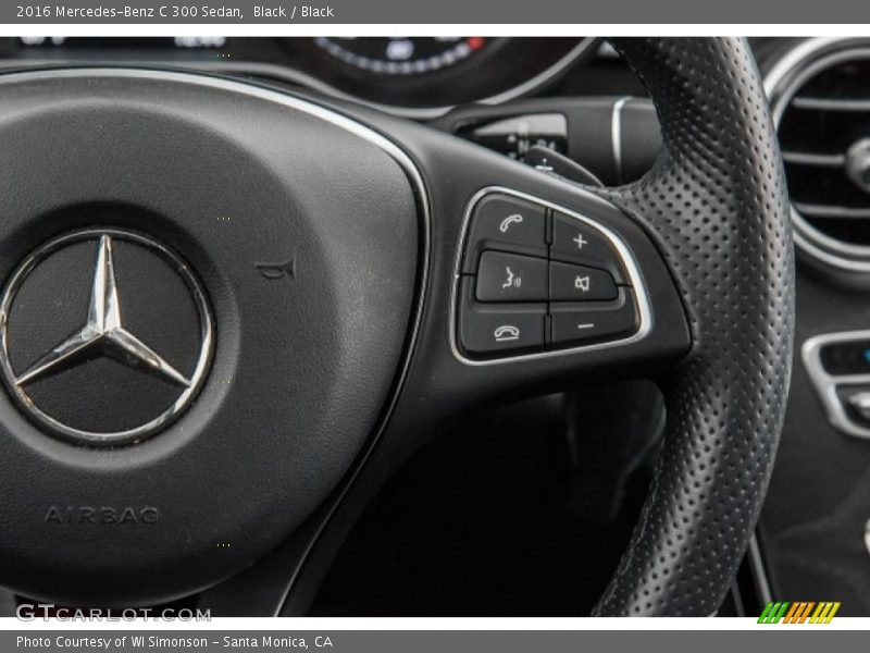 Black / Black 2016 Mercedes-Benz C 300 Sedan