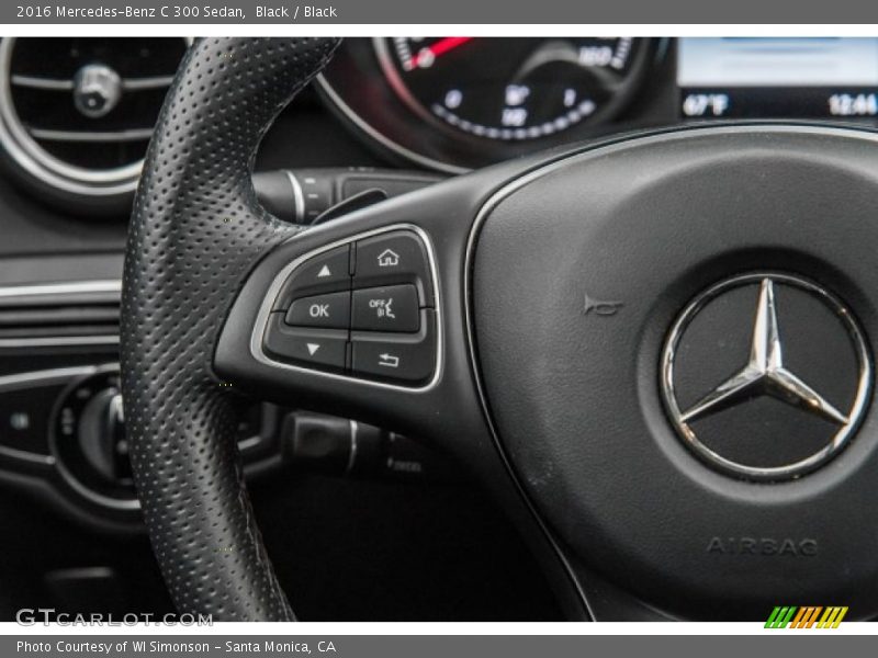 Black / Black 2016 Mercedes-Benz C 300 Sedan