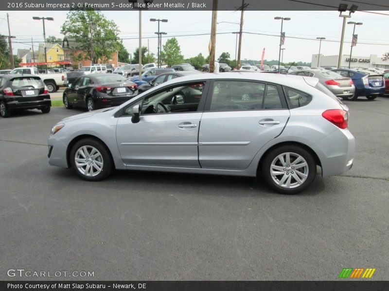 Ice Silver Metallic / Black 2016 Subaru Impreza 2.0i Premium 5-door