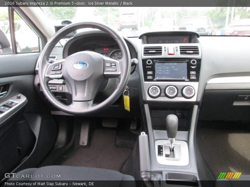 Ice Silver Metallic / Black 2016 Subaru Impreza 2.0i Premium 5-door