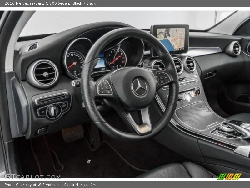 Black / Black 2016 Mercedes-Benz C 300 Sedan