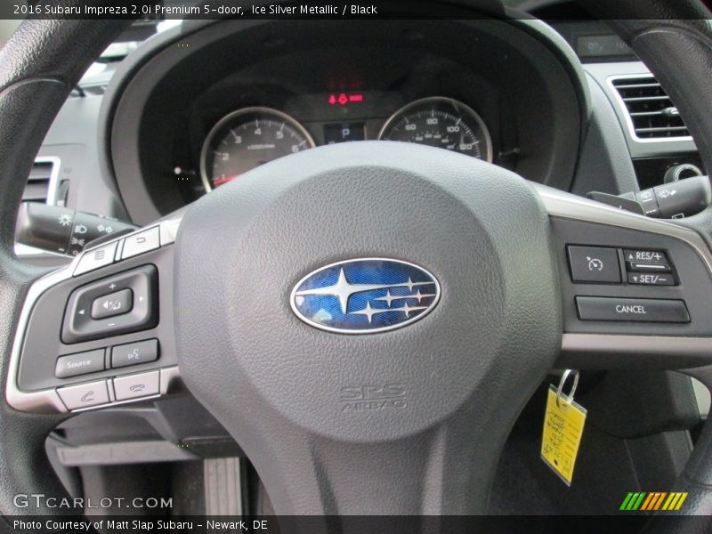 Ice Silver Metallic / Black 2016 Subaru Impreza 2.0i Premium 5-door