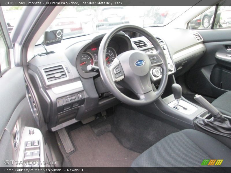 Ice Silver Metallic / Black 2016 Subaru Impreza 2.0i Premium 5-door