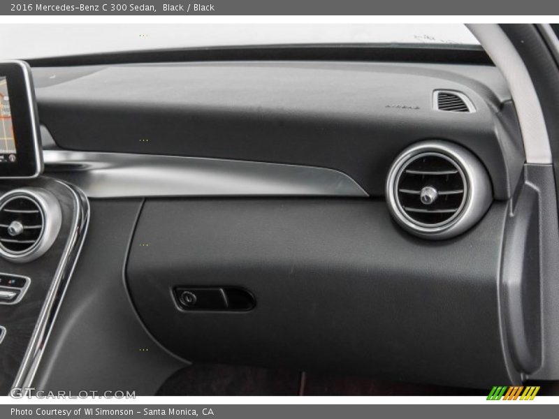 Black / Black 2016 Mercedes-Benz C 300 Sedan