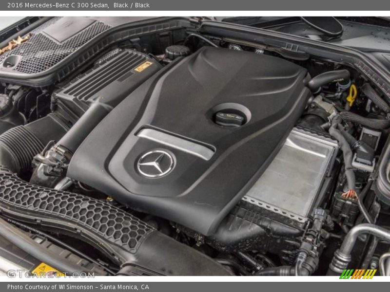 Black / Black 2016 Mercedes-Benz C 300 Sedan
