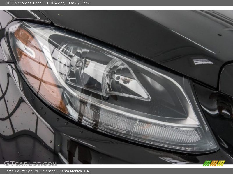 Black / Black 2016 Mercedes-Benz C 300 Sedan